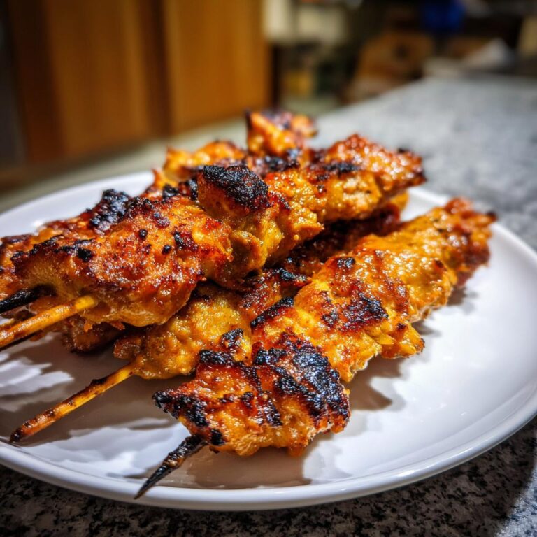 Airfryer Hähnchen Saté