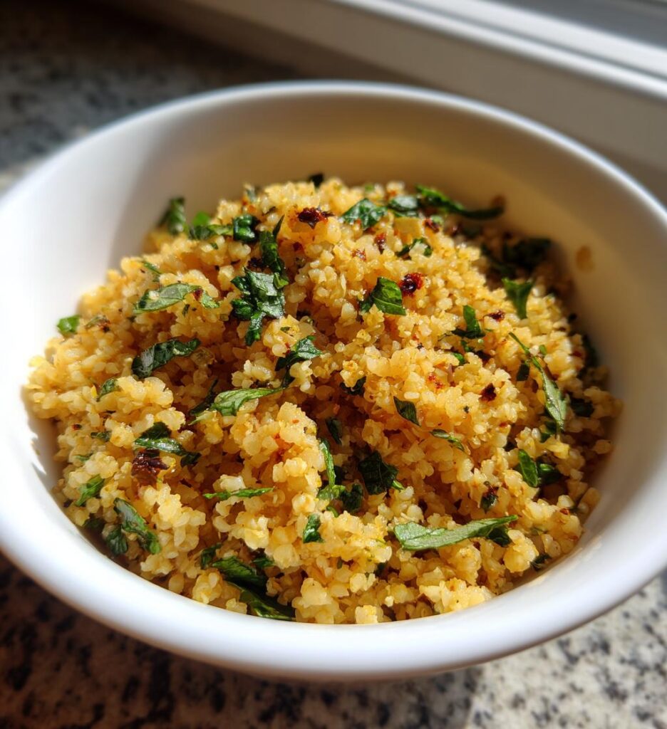 Bulgur mit Kräutern