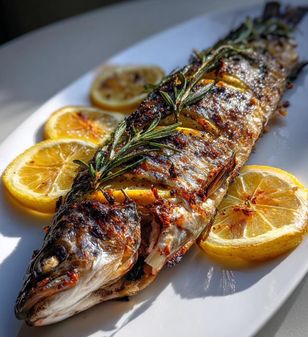 Gegrillte Forelle
