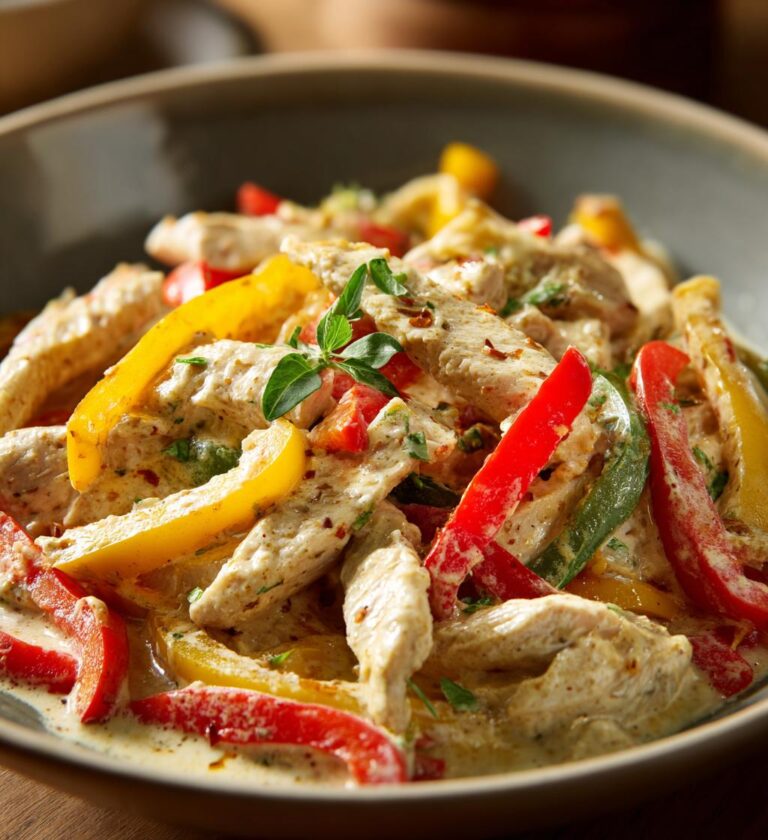 Hähnchen Paprika Rahm