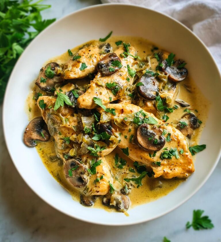 Hähnchen Stroganoff