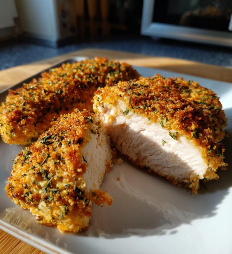 Hähnchenfilet mit Kräuterkruste