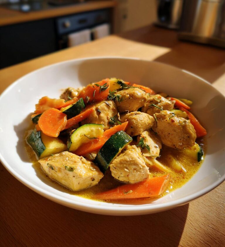 Hähnchenragout mit Gemüse