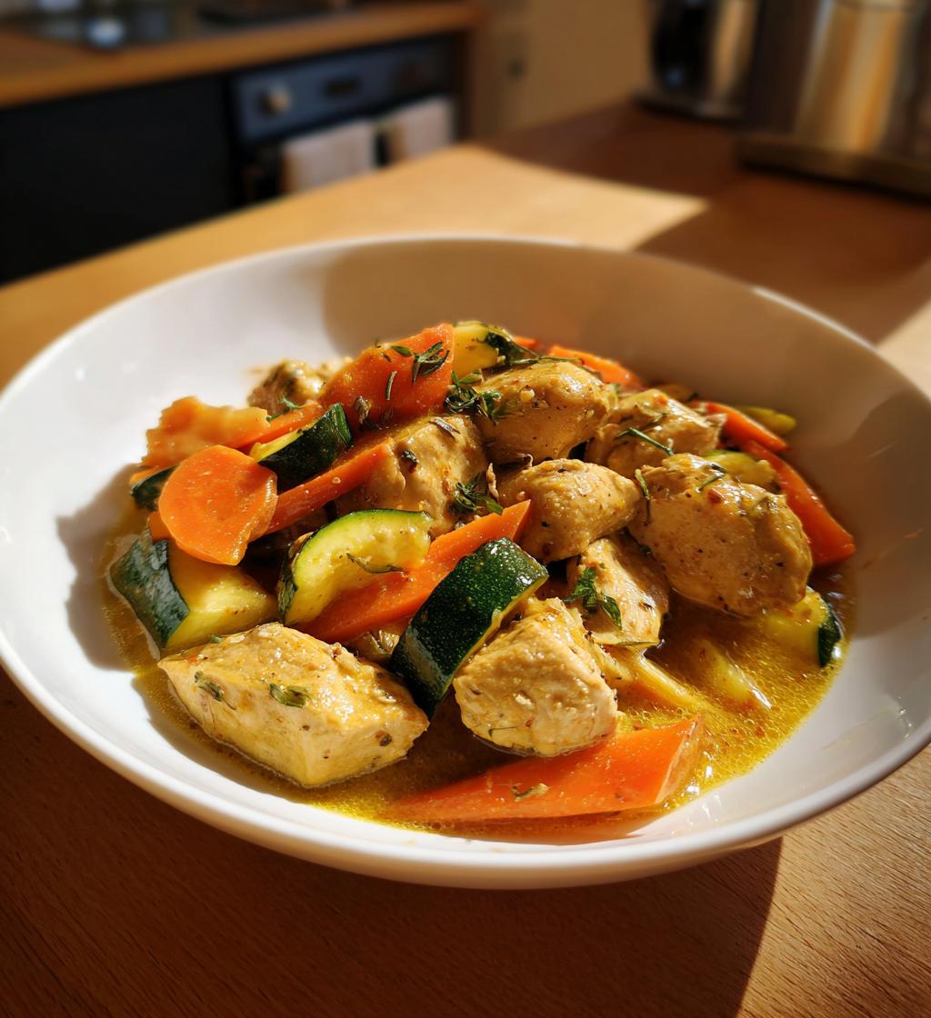 Hähnchenragout mit Gemüse