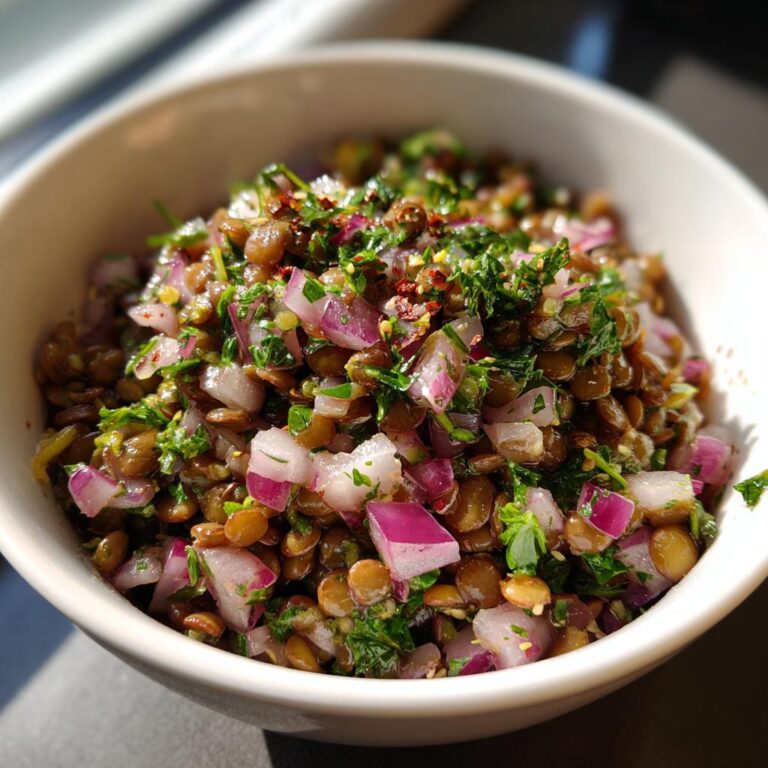 Linsensalat Zitrone