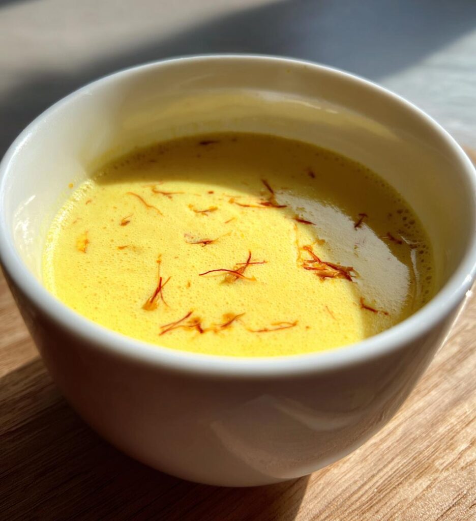 Safran Milchpudding