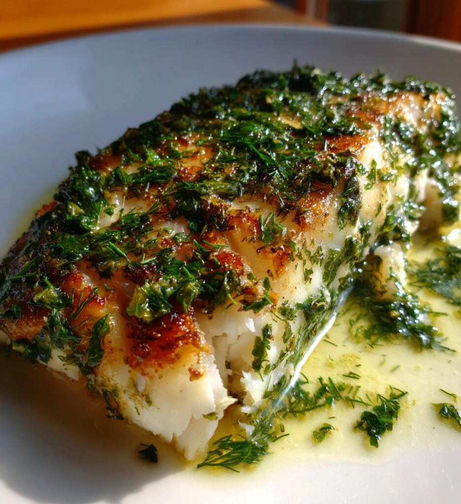 Seelachsfilet mit Kräutern