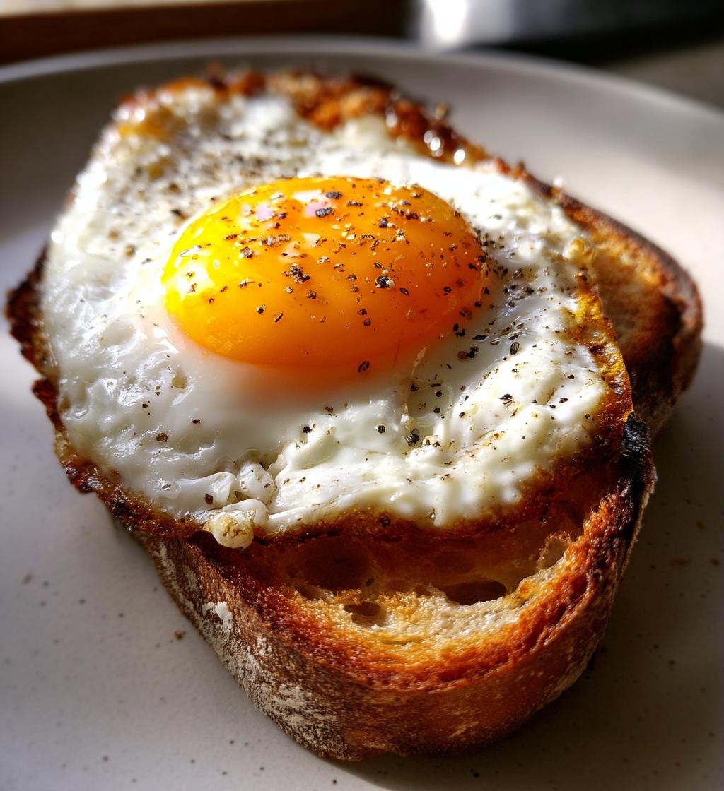 Spiegelei mit Brot