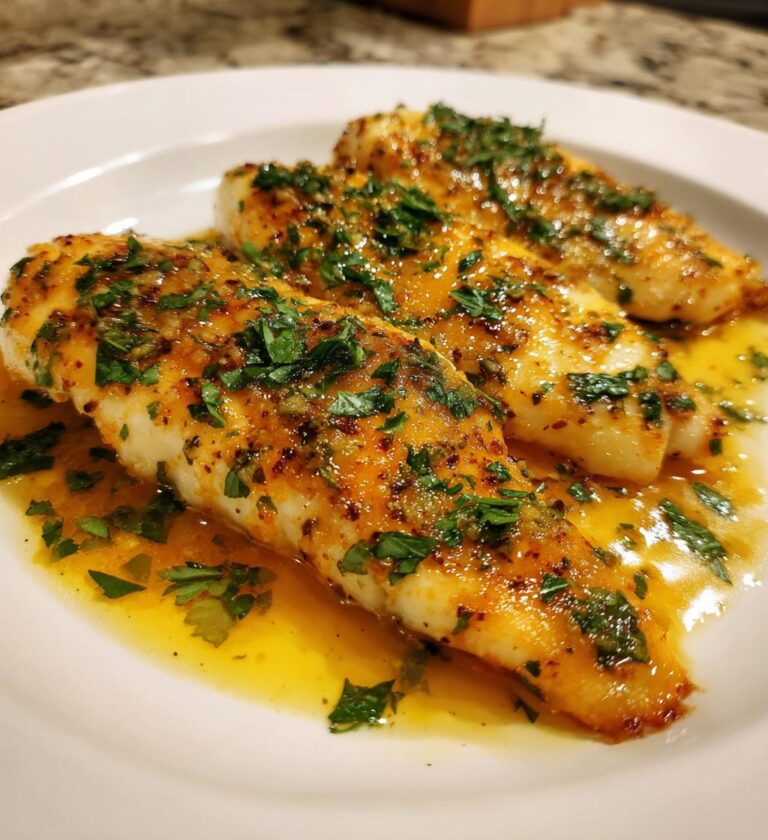 Tilapia mit Zitronenbutter