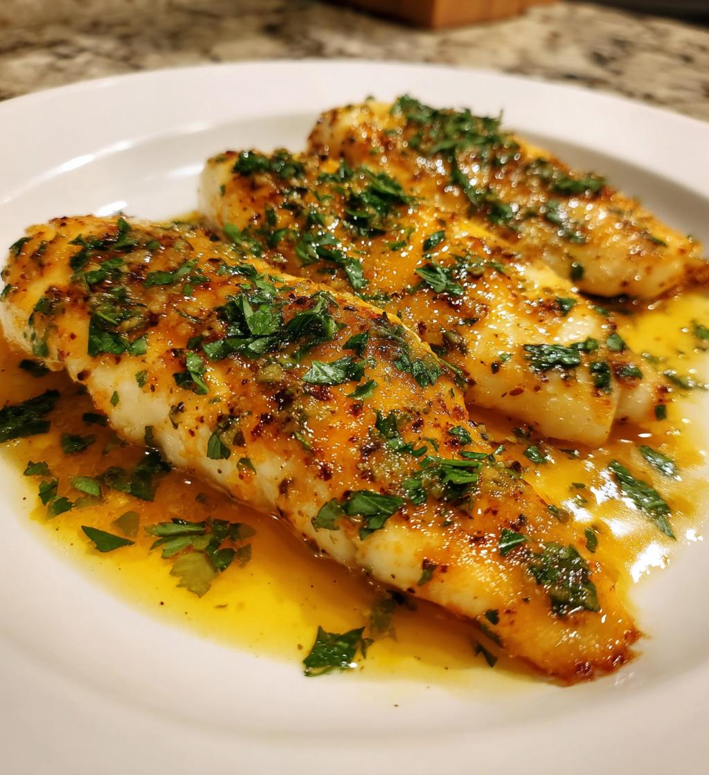 Tilapia mit Zitronenbutter