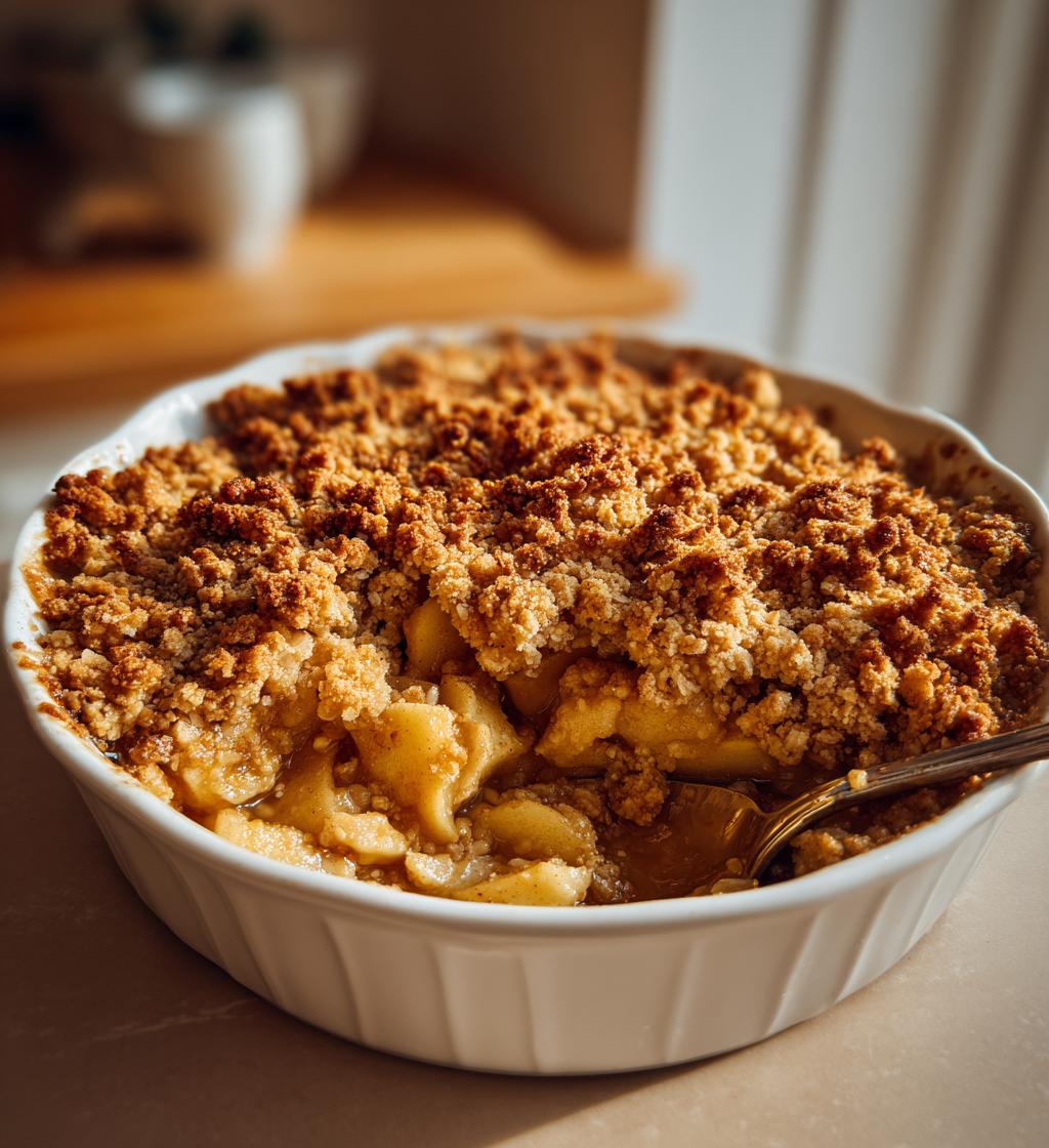 Apfel Crumble