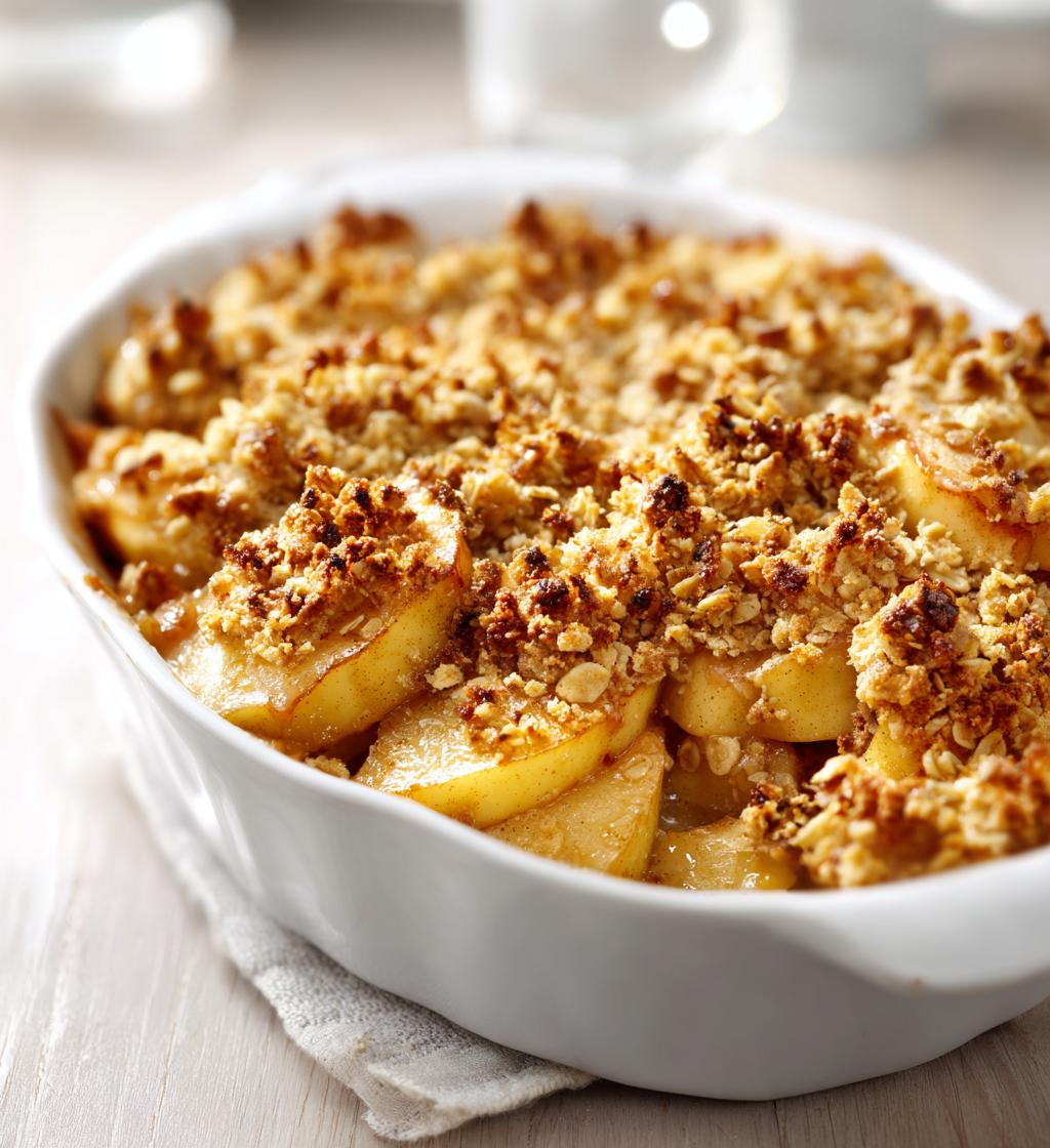 Bratapfel Crumble