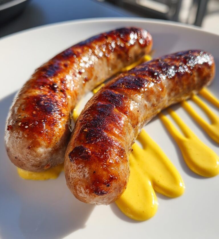Bratwurst mit Senf