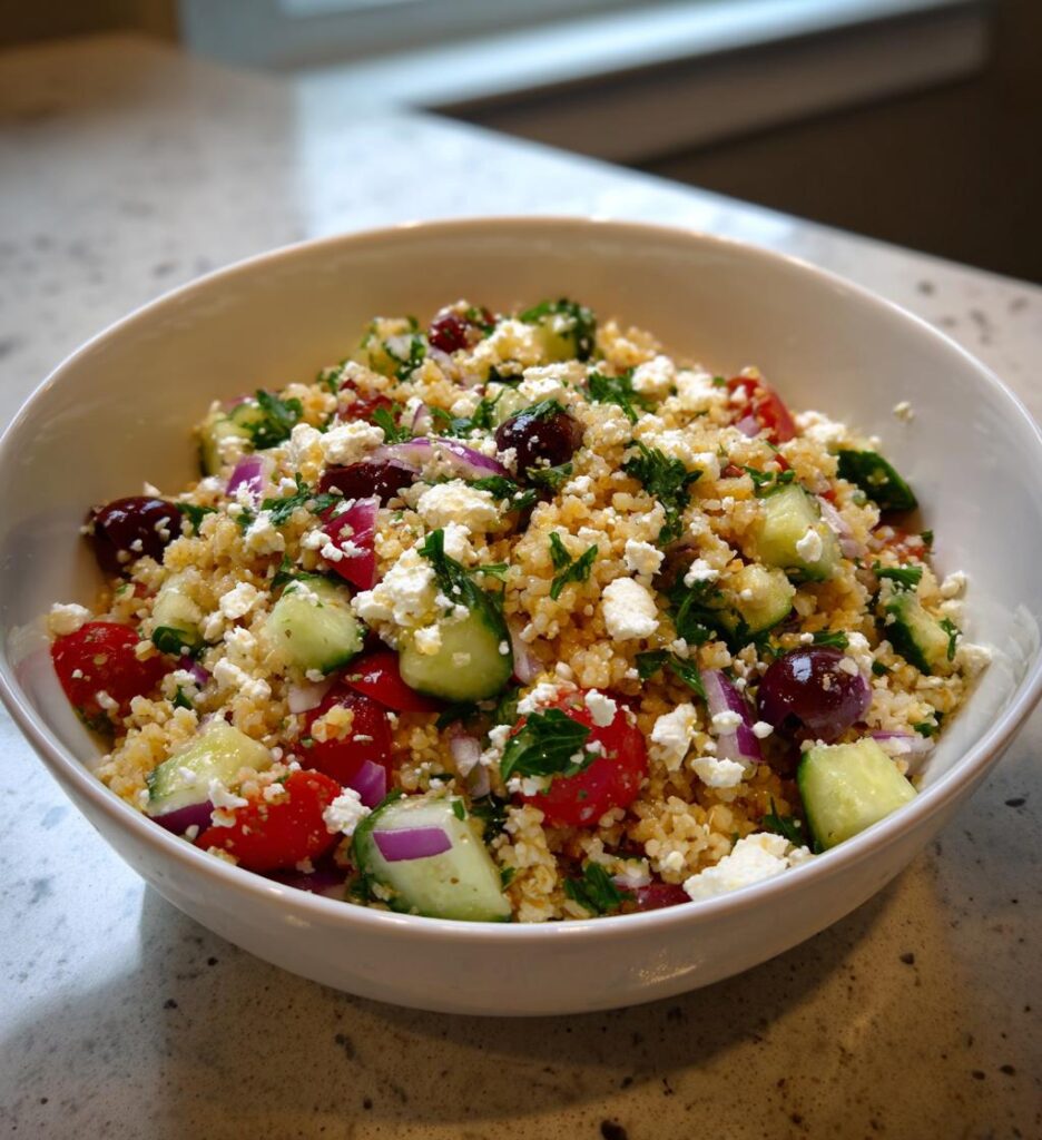 Bulgursalat mediterran