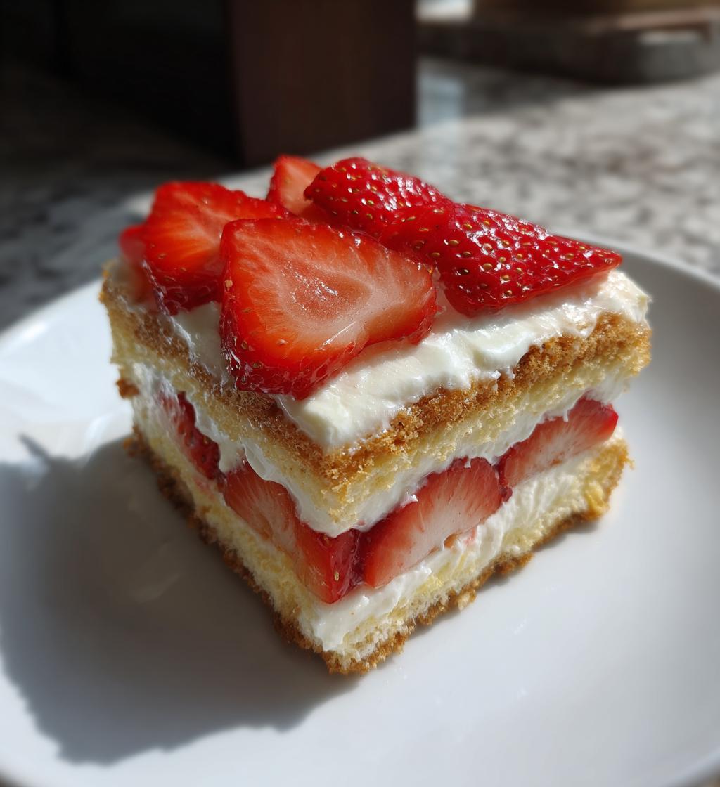 Erdbeer Tiramisu
