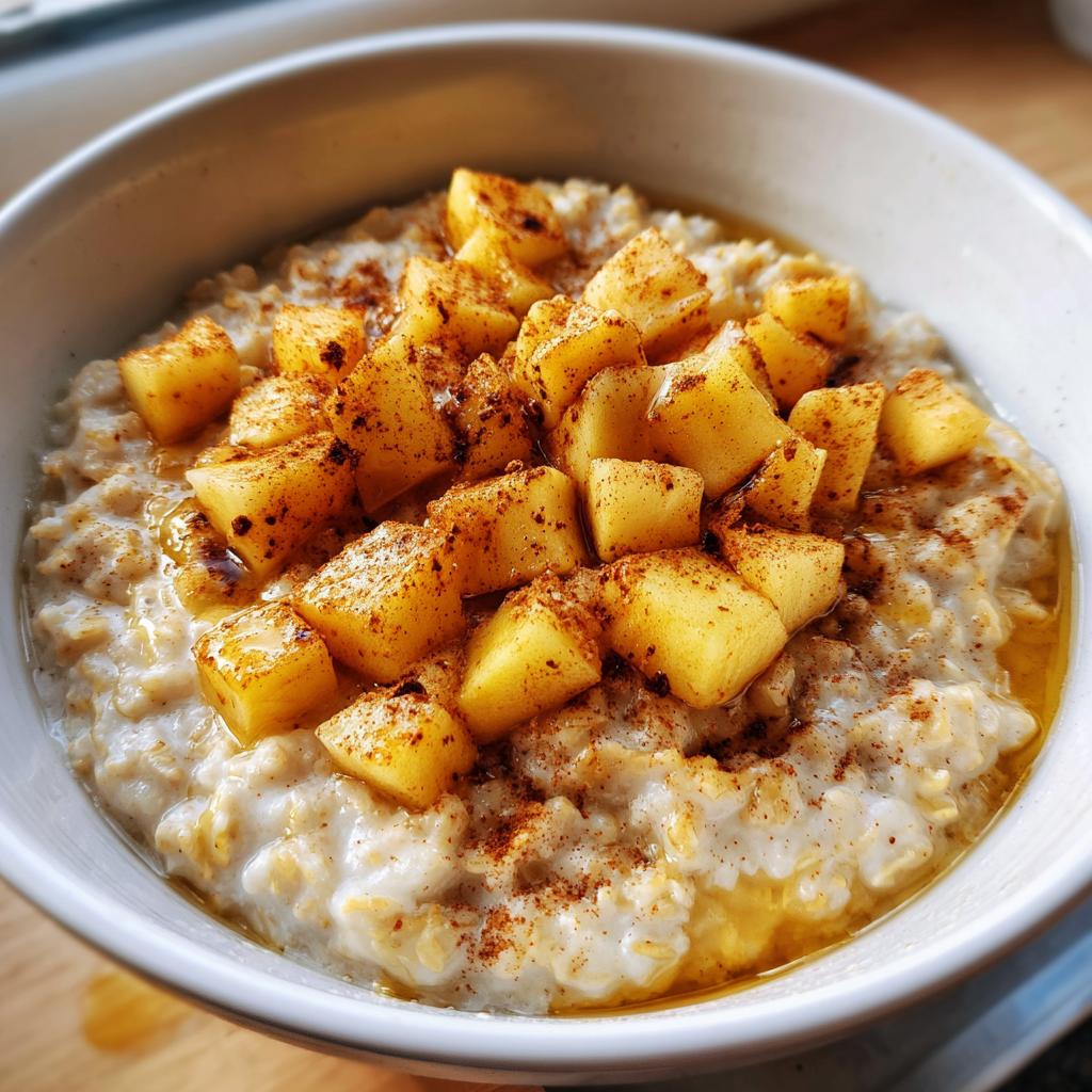 Haferbrei mit Apfel