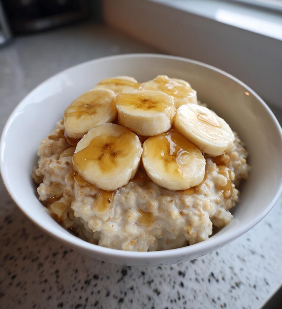 Haferbrei mit Banane