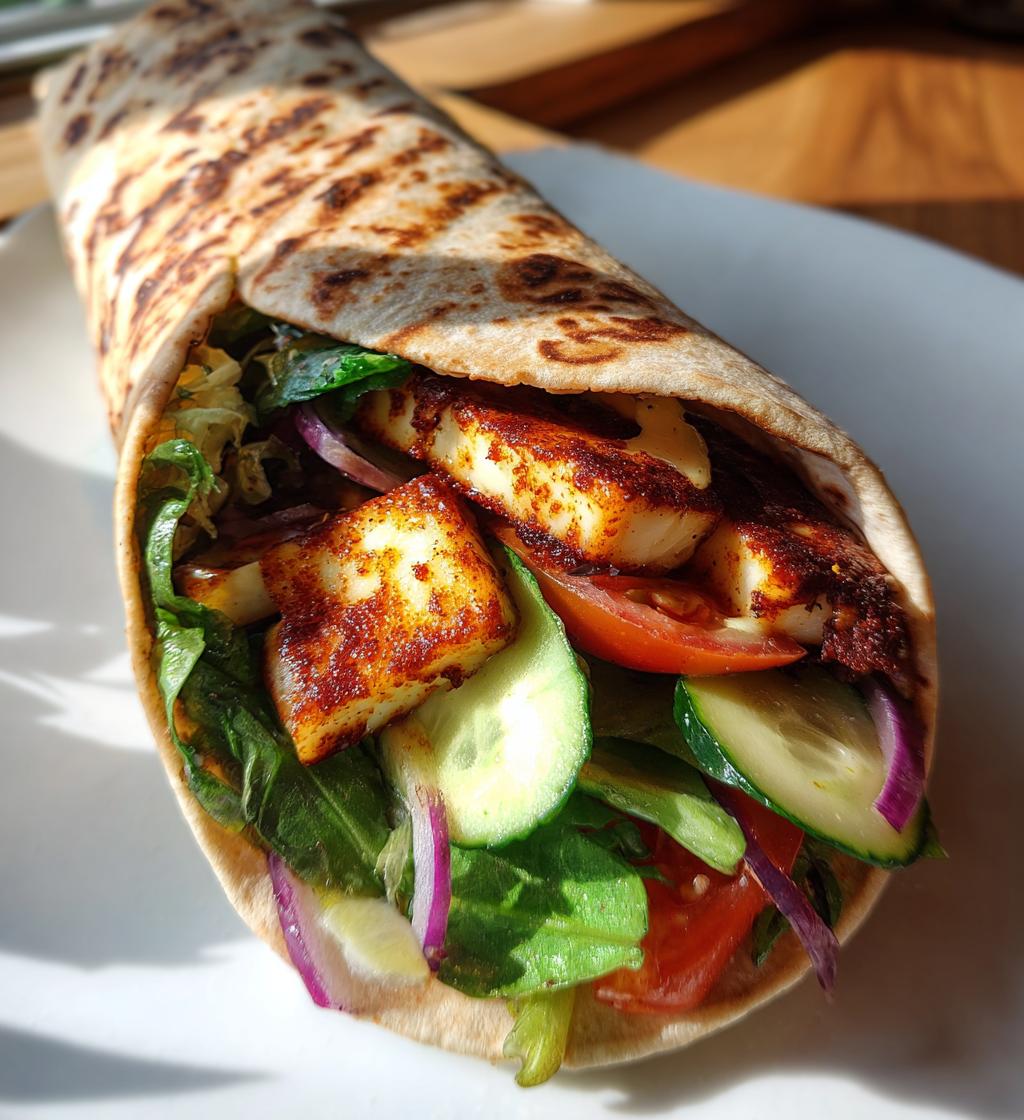 Halloumi Wrap