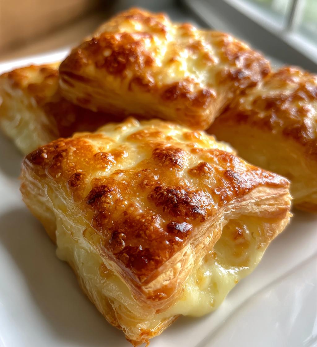 Käseblätterteig Häppchen
