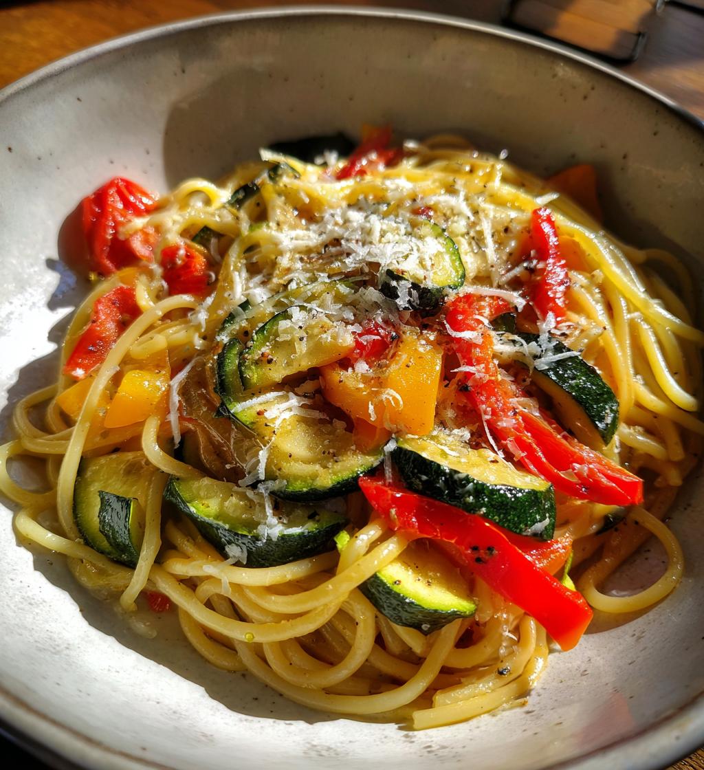 Nudelpfanne mit Gemüse