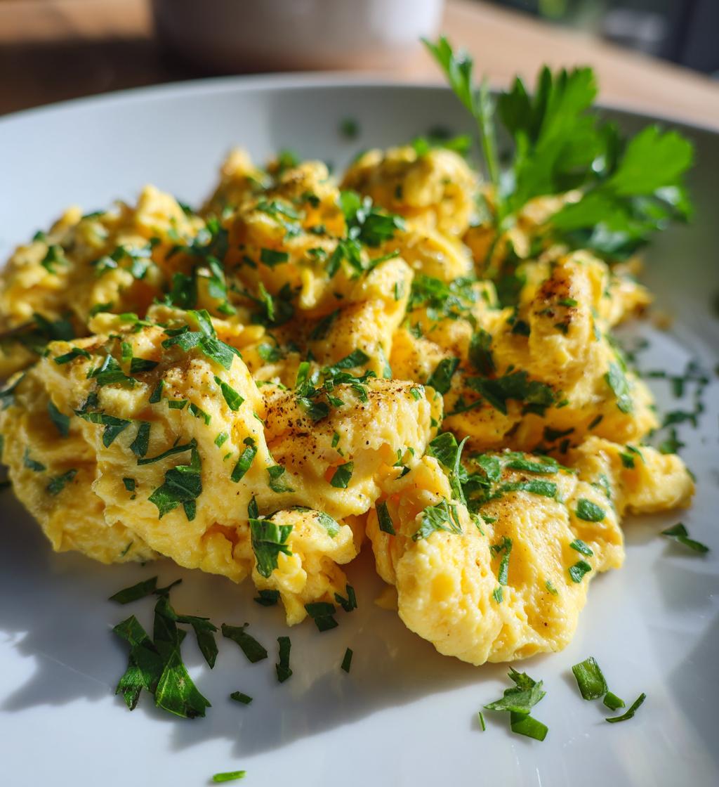 Rührei mit Kräutern