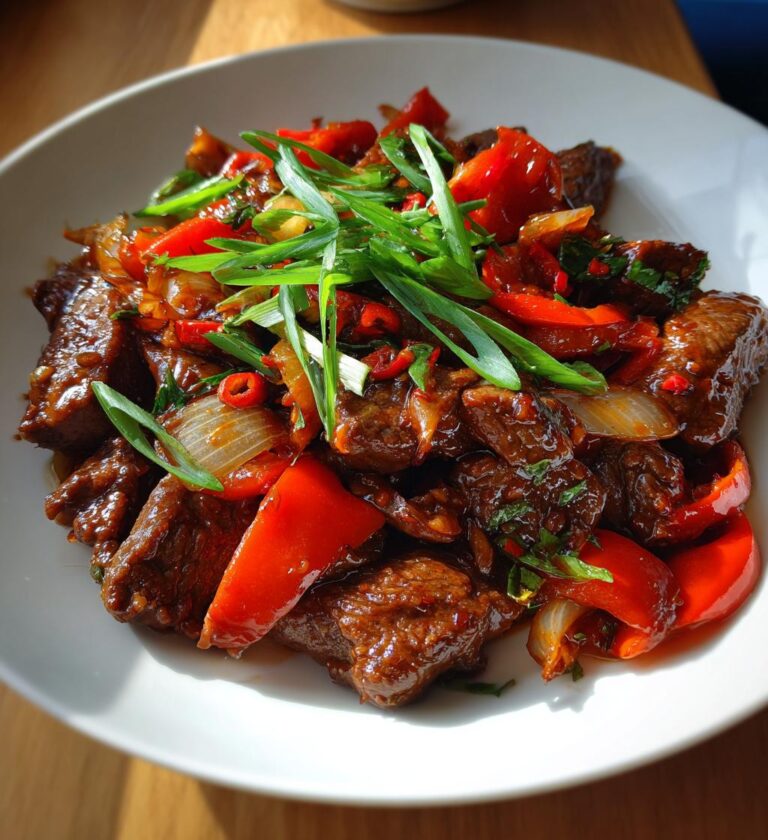 Rindergeschnetzeltes asiatisch