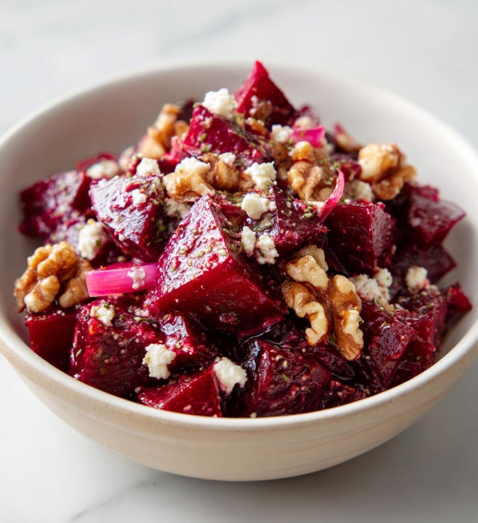 Rote-Bete-Salat mit Walnüssen