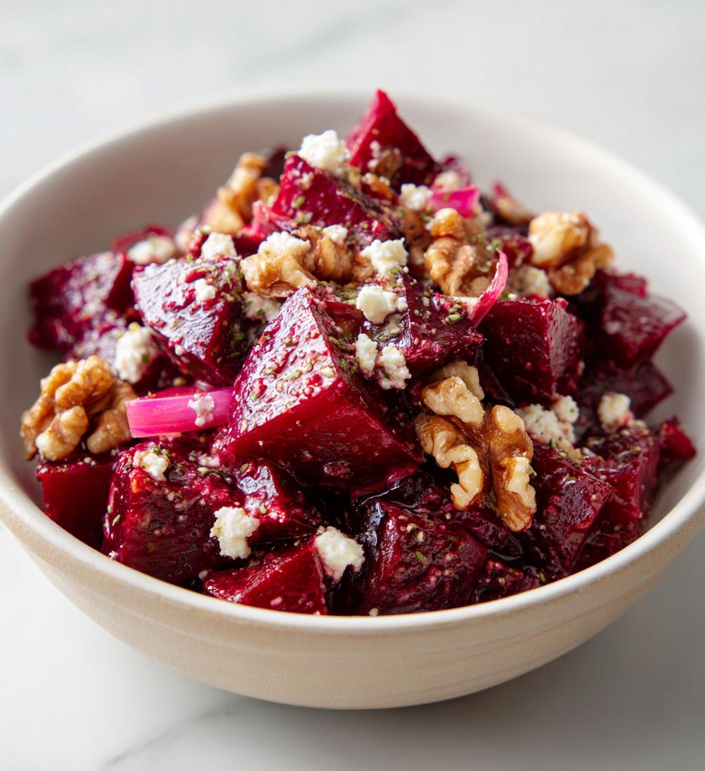 Rote-Bete-Salat mit Walnüssen