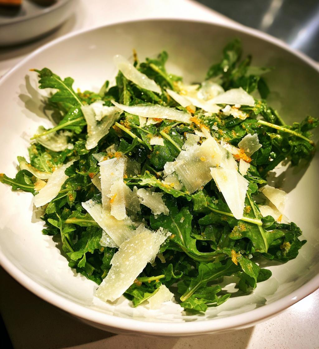 Rucola Salat mit Parmesan