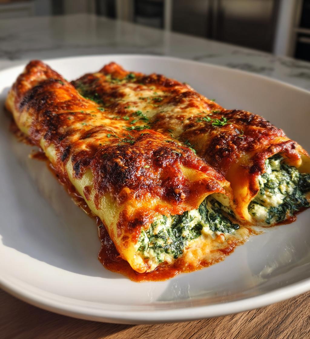 Spinat Ricotta Cannelloni