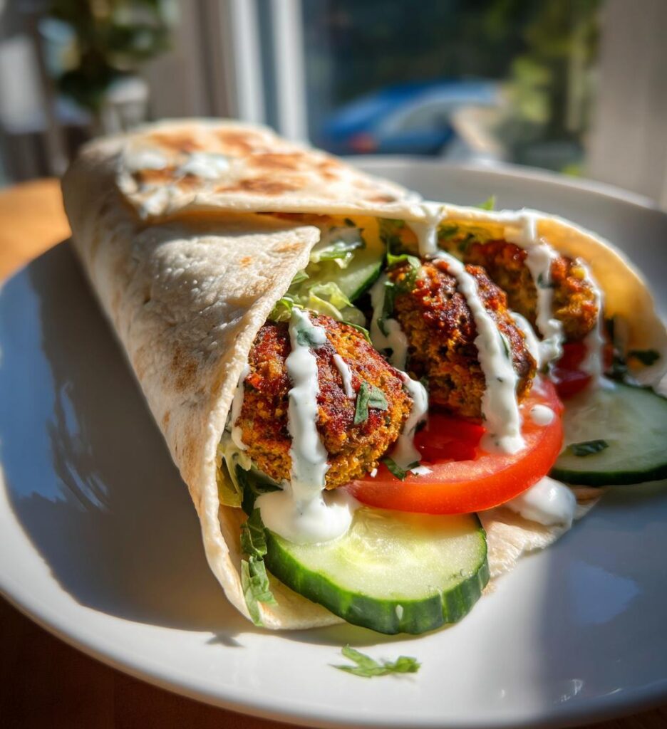 15-Minuten Falafel Wrap
