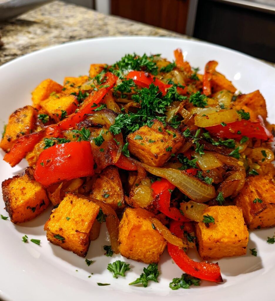 15-Minuten Süßkartoffelpfanne