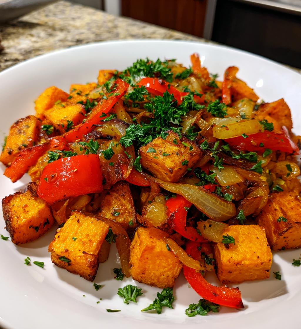 15-Minuten Süßkartoffelpfanne