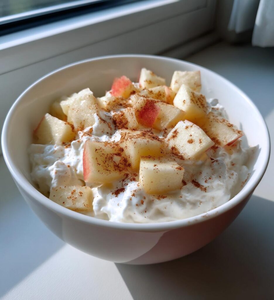Joghurt mit Apfel