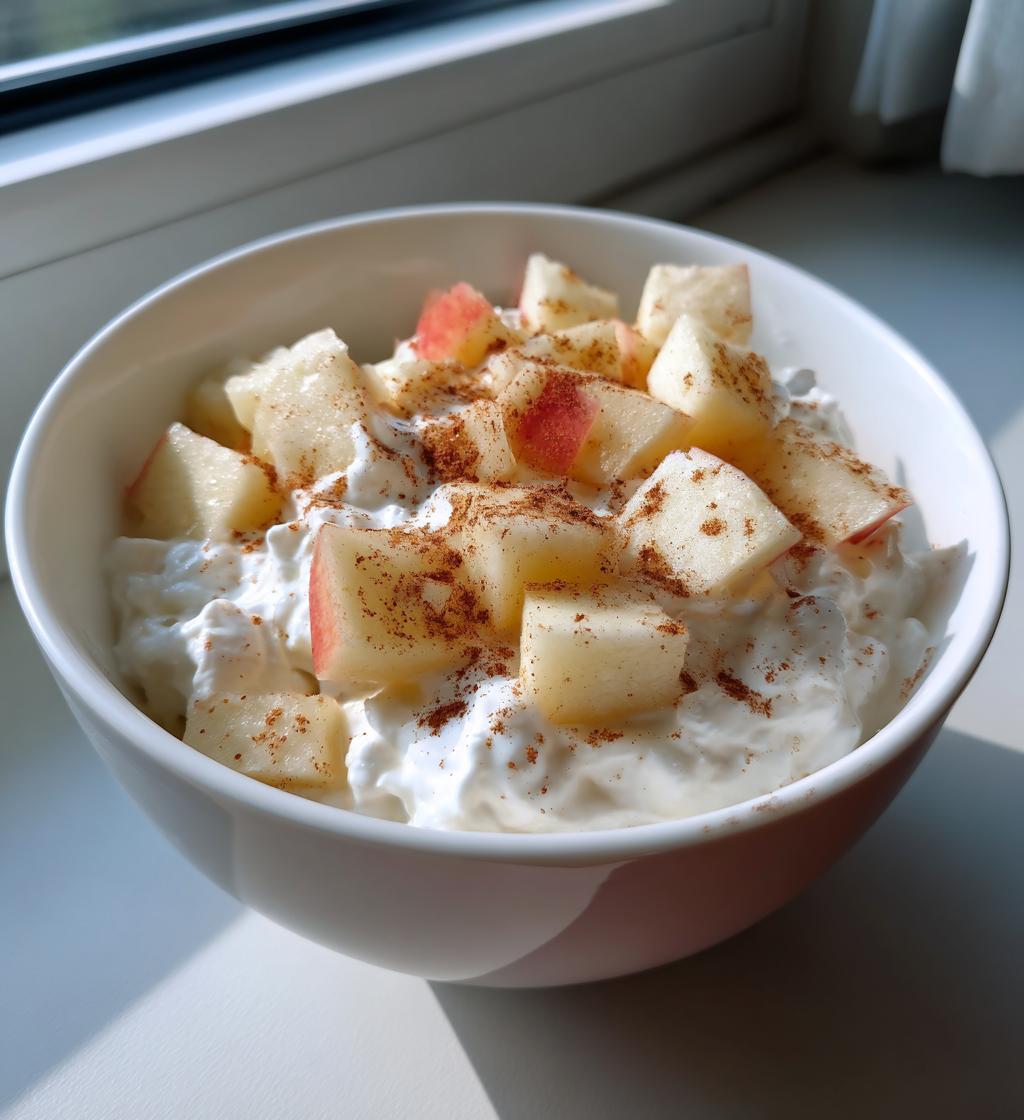 Joghurt mit Apfel