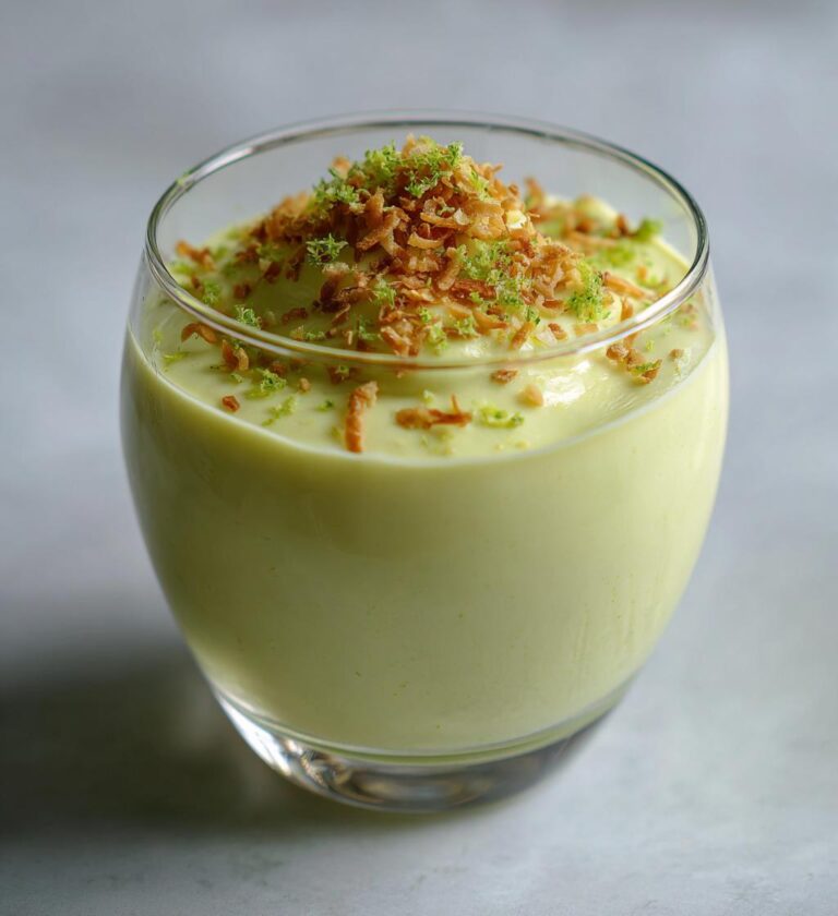 Kokos Limetten Pudding