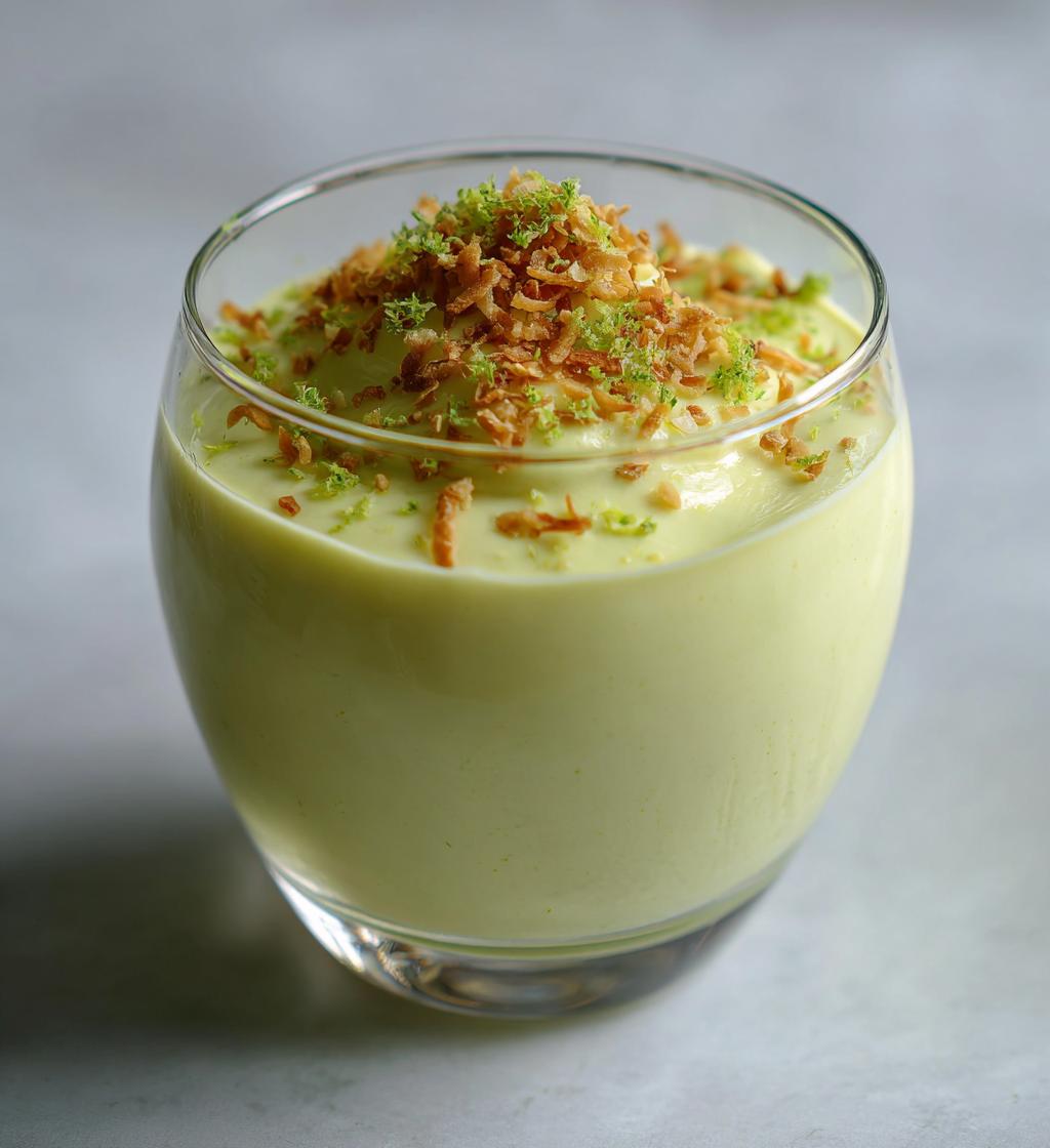 Kokos Limetten Pudding