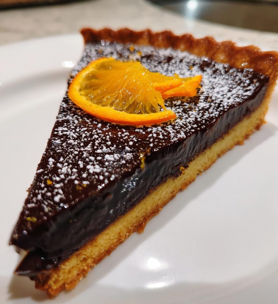 Orange Schoko Tart