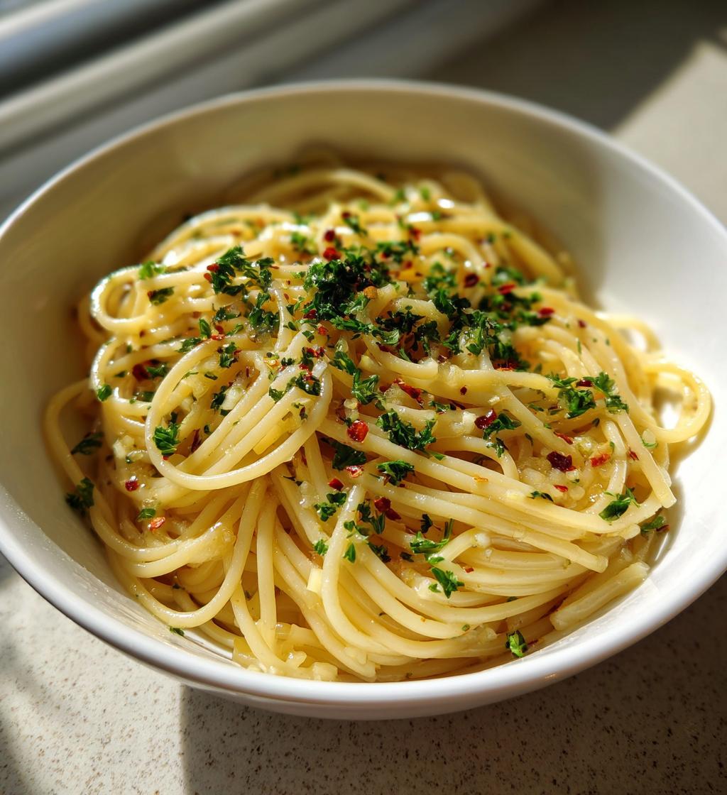 Pasta mit Knoblauch