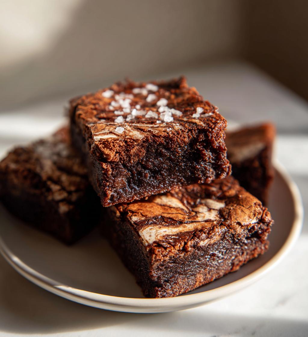 Schoko Tahini Brownies