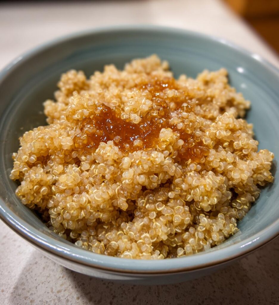 Zimt Quinoa Dessert