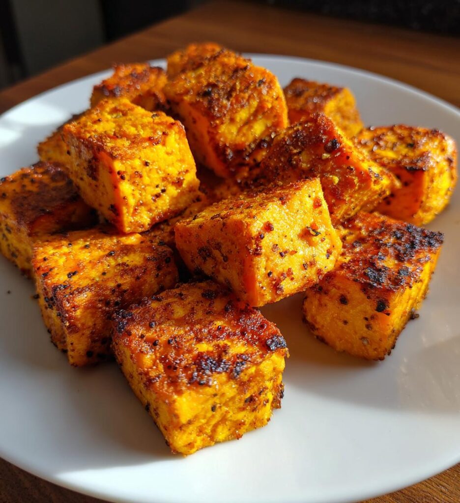 Airfryer Süßkartoffel Würfel
