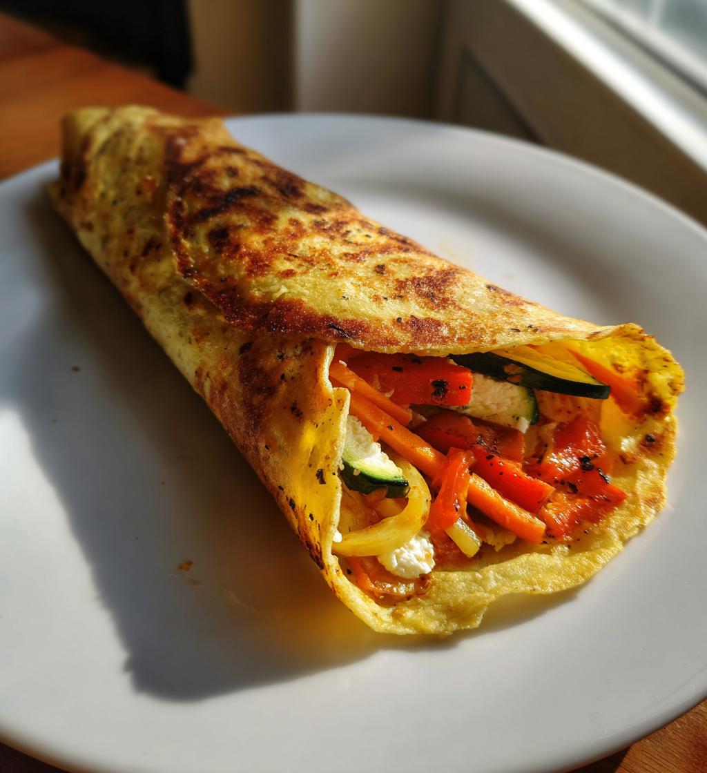 Airfryer Wraps mit Gemüse