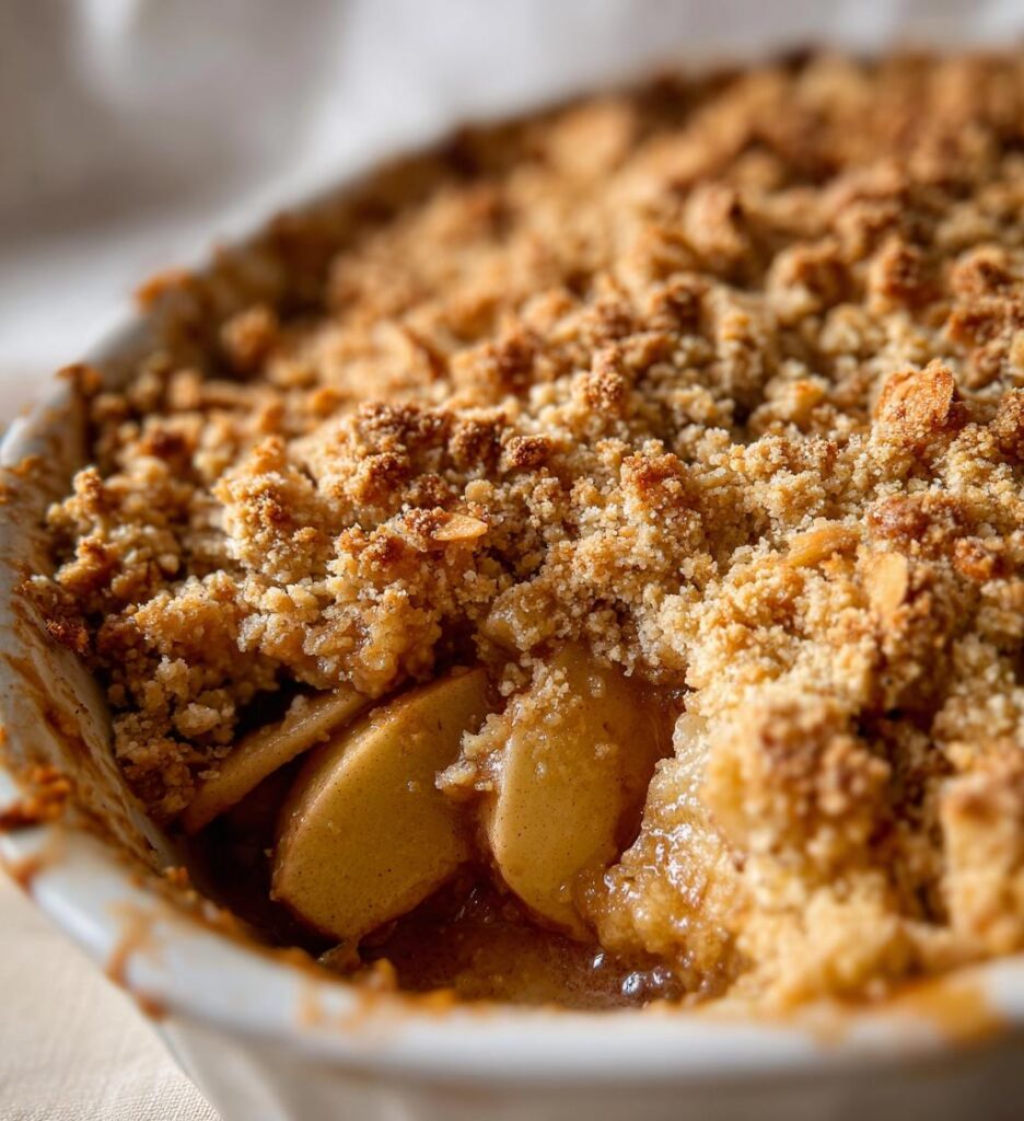 Apfel Mandel Crumble