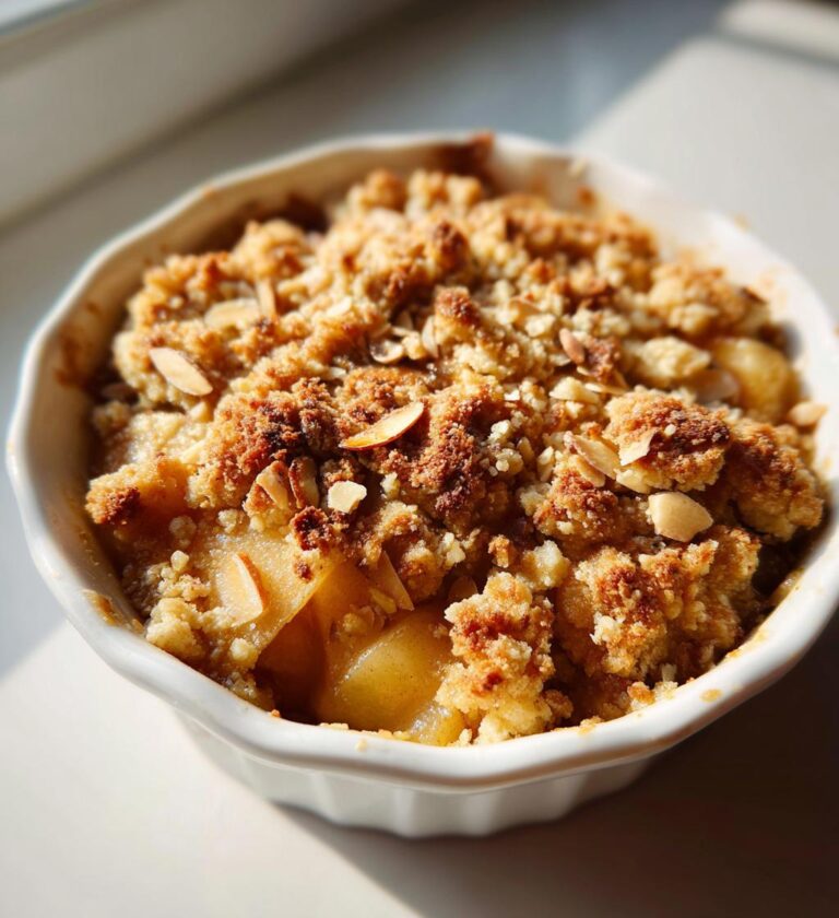Apfel Mandel Crumble