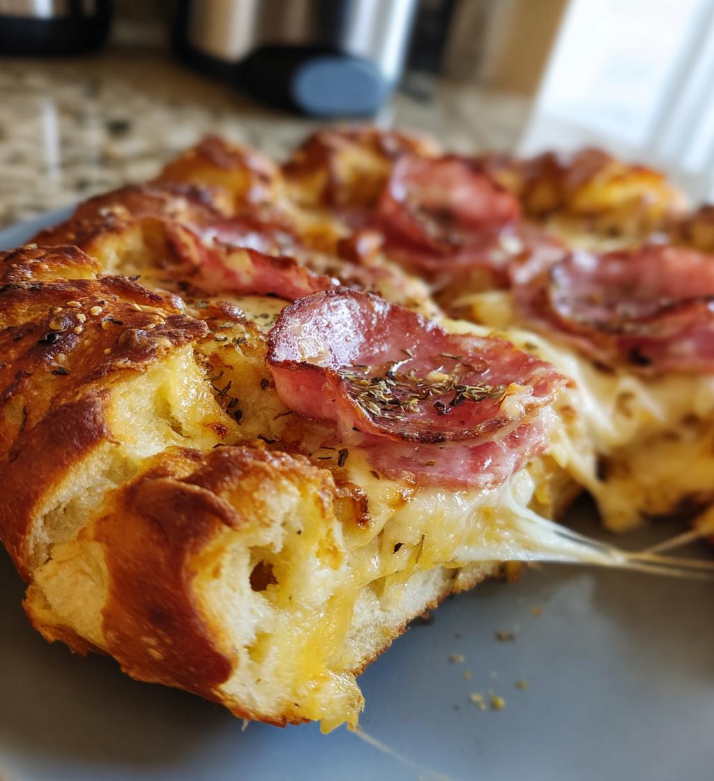 Bayerische Brezenpizza