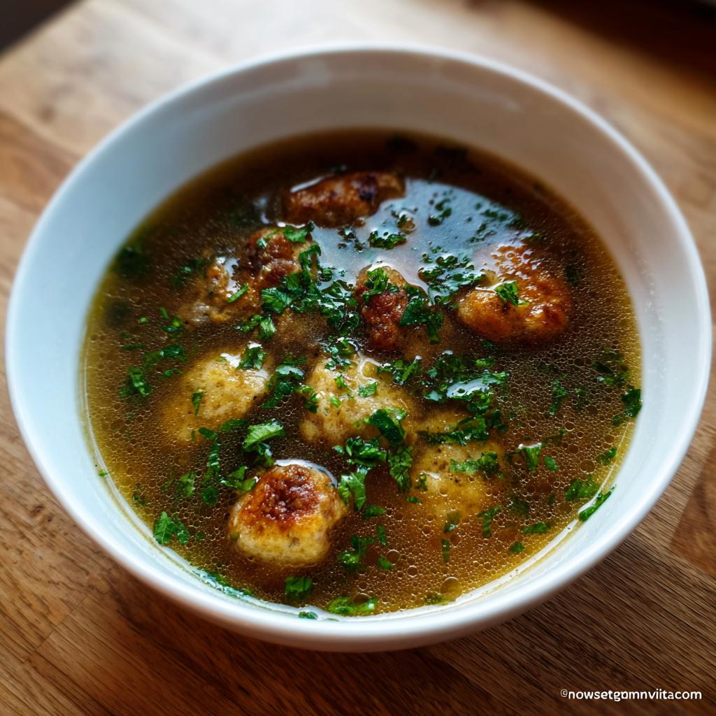 Bayrische Leberknödel Suppe