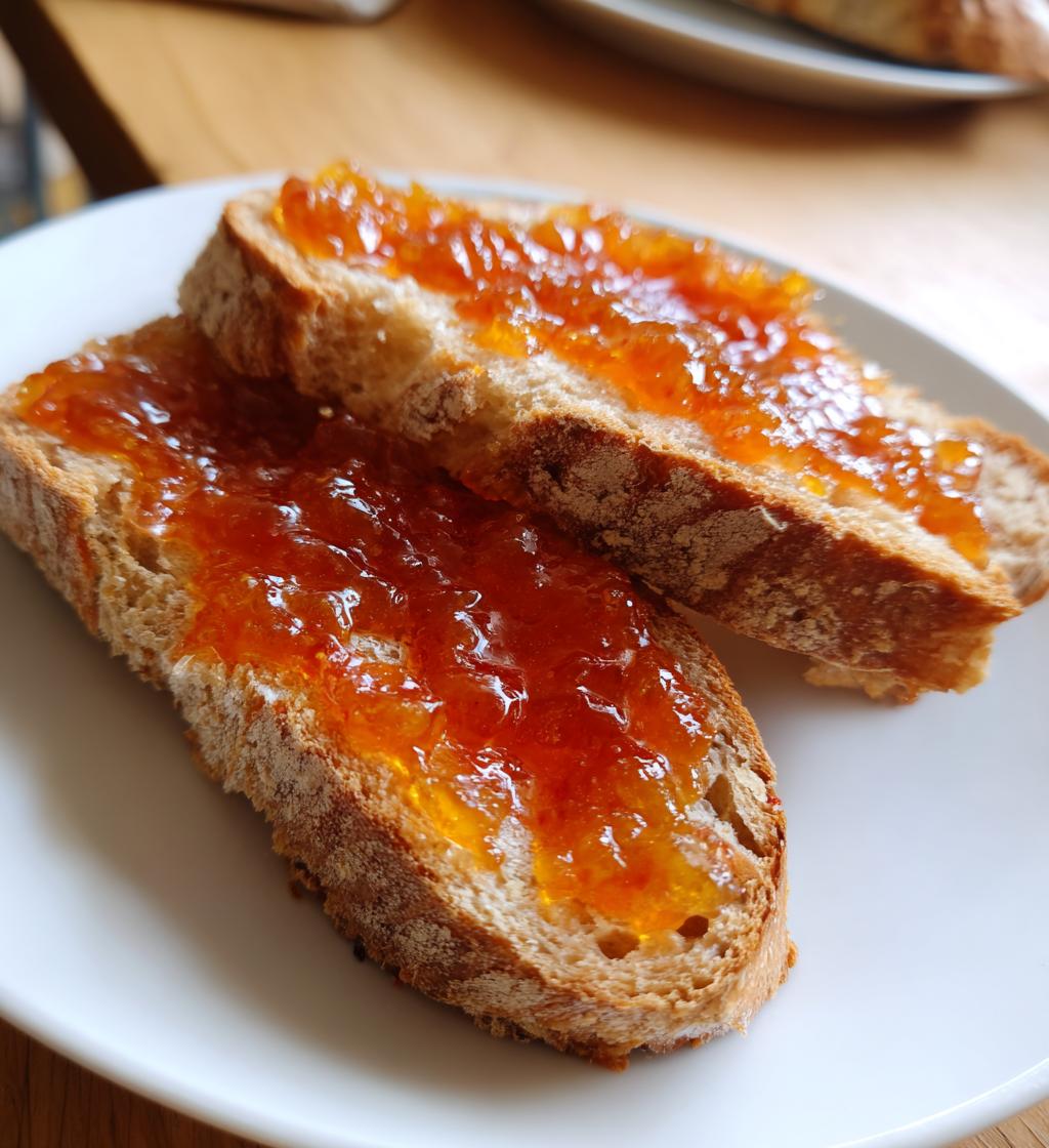 Brot mit Marmelade