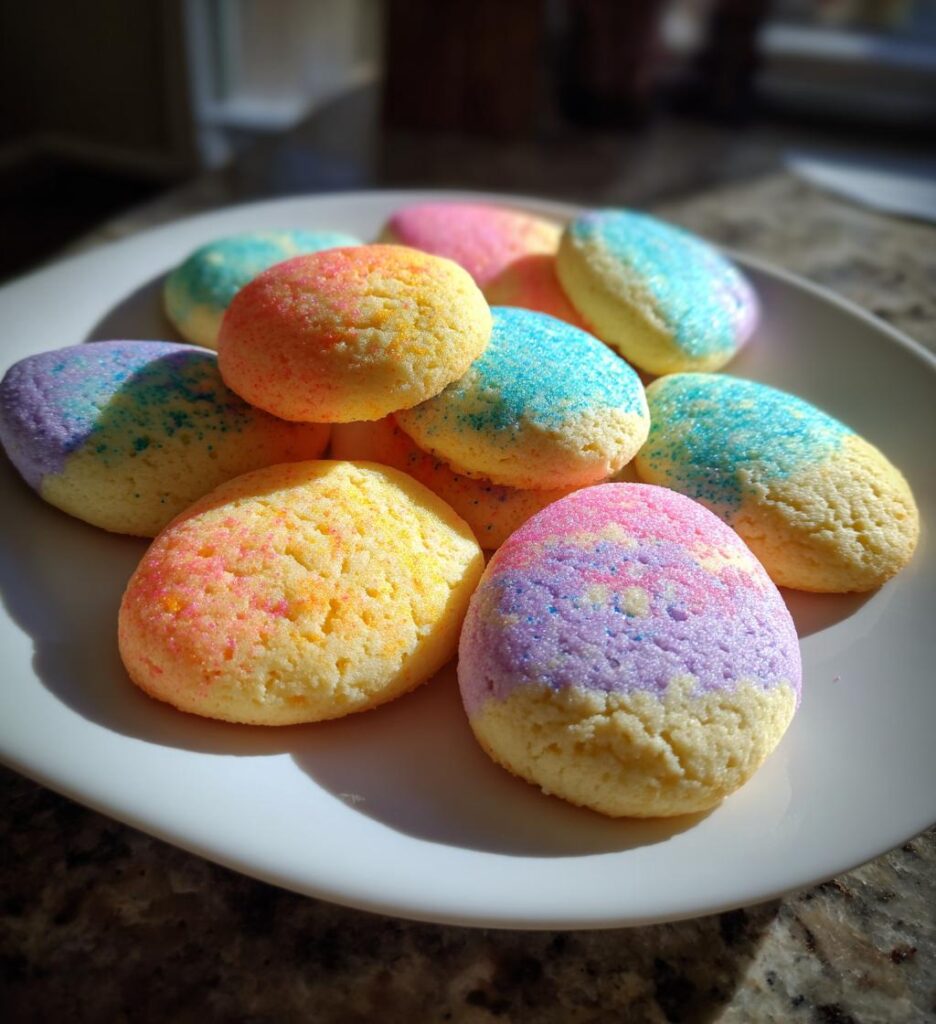 Bunte Ostereier Plätzchen
