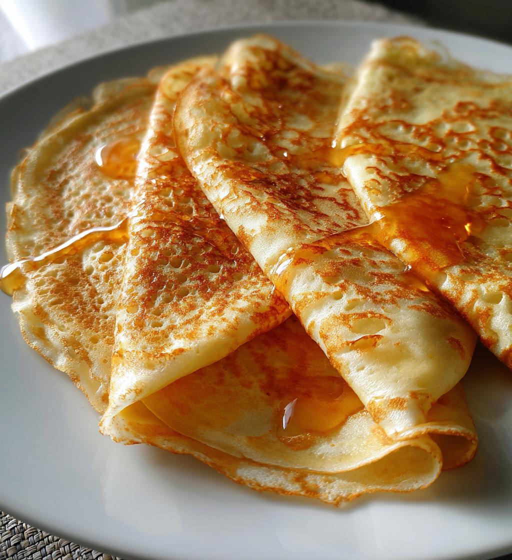Crêpes mit Honig